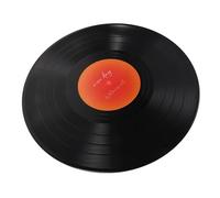 JECOMPRIS Disque Vinyle Décoratif Imitation Vierge en Plastique, Finition Polie, Décoration de Bureau Musicale Rétro, Ornement Intérieur pour Fête Disco, Accessoire de Table Vintage