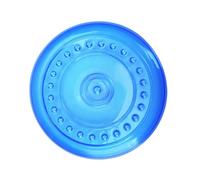 JECOMPRIS Disque Volant pour Chien Souple Résistant aux Morsures Taille Moyenne Bleu, Interactif Multi-Usage pour Chiots et Grands Chiens, Accessoire pour Entraînement et Jeux en Extérieur
