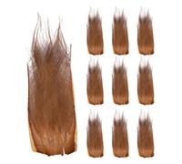 JECOMPRIS Écorce de Palmier Décorative 10 Pièces, Fibre Naturelle Marron | Aspect Réaliste, Alternative sans Entretien, Cache les Tuyaux Murs, pour Aquarium et Tuteurs Verts