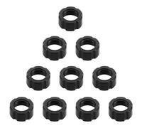 JECOMPRIS Écrous à Visser pour Support Téléphone Voiture 17mm Noir, Bagues de Serrage Stables pour Adaptateur Rotule, Lot de 10 Pièces, Accessoires Automobiles pour Fixation Sécurisée