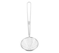 JECOMPRIS Écumoire en Acier Inoxydable 7,5 Cm Cuillère à Filtre Perforée pour Bubble Tea Cuisine, Passoire Fine pour Petites Perles, Ustensile Multifonction de Cuisson et Friture