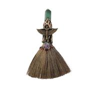 JECOMPRIS en cristal naturel : petit fouet pour la cuisine, brosse de nettoyage de comptoir, de sorcière pour costume de fête d'Halloween