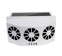 JECOMPRIS Énergie solaire Ventilateur d'extraction d'air: Ventilateur d'extraction de fenêtre d'été Extracteur pour Voiture