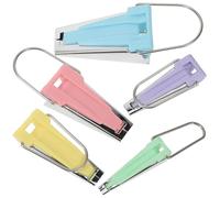 JECOMPRIS Ensemble de 5 Outils de Couture Multifonctions pour Fabrication de Biais en Tissu, Couleurs Assorties, Kit Professionnel pour Patchwork et Couture Diy, Accessoires Pratiques