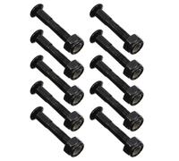 JECOMPRIS Ensembles Vis de Fixation Jeu de Fer Noir 40, pour Skateboard | Boulons et Écrous, Remplacement de Pièces Usées ou Cassées, Montage Simple, pour Planche de Skate
