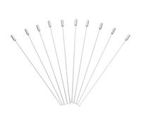 JECOMPRIS Épingles À en étal 10 Pièces Broche Épingles De Sûreté Longue Aiguille Épingle À Œil avec Extrémités De Bouchon pour Hommes Femmes Costume Cravate Chapeau Écharpe 12 Cm