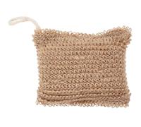 JECOMPRIS Éponge de Loofah Exfoliante Naturelle en Fibre de Luffa Jaune, Compacte et Légère pour Corps, Massage Doux, Utilisation Savonnette ou Gel, Accessoire Bain pour Femmes et Hommes, 1