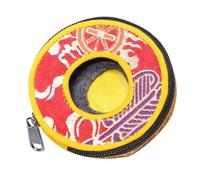 JECOMPRIS Étui de Rangement Large pour Cloche Tibétaine en Polyester Résistant, Paquet de Protection pour Cymbales à Doigts, Accessoire de Contemplation et Yoga, Paquet pour Style Aléatoire