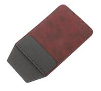 JECOMPRIS Étui Porte-Stylo en PU Rouge Foncé, Pochette de Rangement pour Stylo D'infirmière, Insert pour Blouse Médicale, Protection Anti-Fuite, Trousse Compacte et Pratique pour Usage