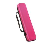 JECOMPRIS Étui Rigide Portable pour Lisseur et Fer à Friser, Paquet de Voyage Résistant la Chaleur, Pochette de Rangement pour Accessoires de Coiffure, Couleur Rose Fuchsia, Léger