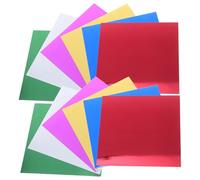 JECOMPRIS Feuilles de Papier Aluminium Colorées Effet Miroir 224 Pièces 8 Couleurs Différentes Papier Cartonné Métallisé Carré pour Origami Loisirs Créatifs Scrapbooking et Invitations
