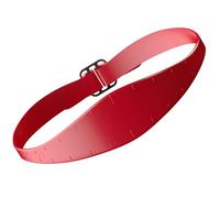 JECOMPRIS Gabarit de Rasage pour Encolure en Silicone Rouge, Guide de Coupe de Cheveux Ajustable et Flexible, Outil pour Coupe à Domicile et Salon de Coiffure