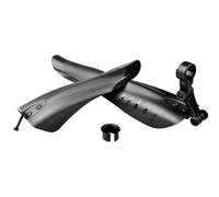 JECOMPRIS Garde Boue Vélo VTT Pliant, Protection Boue et Gravier, Noir | Plastique, Usage Extérieur Chemins Boueux, pour Vtt et Vélos Pliants, Réduit L’usure