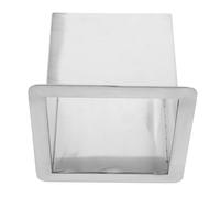 JECOMPRIS Goulotte Carrée Acier Inoxydable Pour Poubelle De Cuisine Œillet Intégré Résistant Et Pratique Pour Plan De Travail Installation Facile Pour Comptoir Bureau Et Cabinet