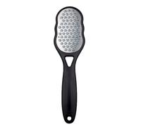 JECOMPRIS Grattoir pour Pied en Acier Inoxydable Professionnel, Râpe pour Pédicure, Double Surface, pour Enlever Peau Dure et Callosités, Soin des Pieds à Domicile