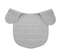 JECOMPRIS Guide de Coupe Cheveux Professionnel en Silicone Gris, Grosse Taille Allongée pour Coiffeurs, Cape de Coupe Anti-fragmentation, Fournitures Capillaires Pratiques pour Salon