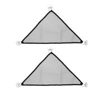 JECOMPRIS Hamac en Filet pour Reptiles et Lézards Suspendu, Lot de 2 33X33X48 CM, Accessoire pour Terrarium de Gecko à Crête, pour Serpents et Reptiles Amateurs de Grimper