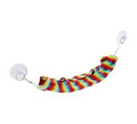 JECOMPRIS Hamac pour Lézards et Reptiles en Filet Suspendu 1 Pièce Couleur Arc-en-Ciel, Balançoire pour Petits Animaux, Lit de Couchage Adapté aux Hamsters, Serpents et Cochons D’Inde,