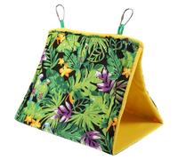 JECOMPRIS Hamac pour Oiseaux de Tente Suspendue Design Balançoire et Chambre Cachée en Tissu Molletonné pour Cage d'oiseaux Hiver Chaud