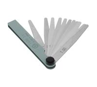 JECOMPRIS Jauge D'épaisseur en Acier Inoxydable, Jeu de 32 Lames de 0,02 à 1,00 Mm, Outil de Mesure D'écart pour Soupapes, Calibrage Précis pour Entretien et Réparation Automobile