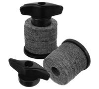 JECOMPRIS Jeux de 2 Manchons de Cymbale Manchon Support, 2 Feutres et 2 Vis, Accessoires Percussion pour Batterie, Compatibles Batteries Acoustiques et Électroniques, Pièces de Rechange