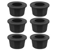 JECOMPRIS Joint D'étanchéité pour Tuyau D'évacuation 50mm à 32mm en Caoutchouc Noir, 6 Pièces, Installation Facile DIY pour Lavabo et Évier Cuisine à Domicile