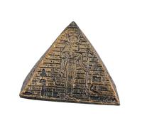 JECOMPRIS Jouets bac à Sable bâtiments de Collection Sculpture pyramidale Egypte Ancienne pour Les Enfants Figurine Pyramide Sculpture de Passage de Pyramide Pyramide résine Doré