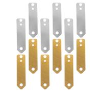 JECOMPRIS Kit 12 Bandes Anodiques Cuivre et Zinc pour Expériences Scientifiques, Électrodes Galvanoplastie, Matériel Éducatif Électrique pour Projets D’électricité Fruitière