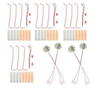 JECOMPRIS Kit de 4 Expériences Scientifiques DIY pour Fabriquer des Piles à Base de Fruits, Jouet Pédagogique de Physique sur La Bioénergie de La Pomme de Terre, Projet Scolaire Éducatif Stem pour
