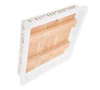 JECOMPRIS Kit de Fabrication de Fromage Maison 30 Cm Moule à Fromage avec Panier Profond et Presse Bois Outil pour Fabrication de Tofu et Ricotta, Presse à Tofu Domestique Cuisine Compacte