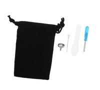 JECOMPRIS Kit de Remplissage de Cendres pour Bijoux et Urnes Funéraires, Entonnoir Inoxydable Bleu, Mini-cuillère et Tournevis, Accessoires Complets pour Transfert Précis et Respectueux