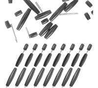 JECOMPRIS Kit de Réparation pour Saxophone avec Vis de Fixation Ensemble de 25 Tiges de Saxophone en Bakélite de Tailles Variées Accessoires de Remplacement et Alto Pièce D’instrument à