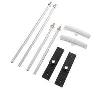 JECOMPRIS Kit Rallonge Poignée Vanne Vidange Camping-Car 2 Pièces Tiges 15 Cm Et 23 Cm Accessoires Vidange Réservoir Eaux Usées Extension Poignée pour Équipement Camping-Car