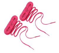 JECOMPRIS Lacets de Hockey Glace Plats Cirés, 1 Paire Rose 96 | Polyester Ciré, Enfilage Rapide et Maintien Sûr, Réduit les Points de Pression, pour Patins et Chaussures