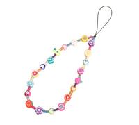 JECOMPRIS Lanière de Téléphone en Pâte Polymère Chaîne Porte-clés Décorative Cordon Suspendu pour Téléphone Portable Accessoire Mode Pratique et Léger