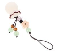 JECOMPRIS Lanière Téléphone Portable Bodhi en Perles Naturelles, Chaîne Décorative Suspendue pour Smartphone Pendentif Porte-clés, Accessoire Mobile Bohème Compatible Téléphones à Trou