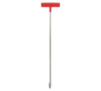 JECOMPRIS Lève-couvercle de regard : crochet de regard de 47 cm - outil de levage de couvercle d'égout en acier inoxydable - lève-couvercle de drain pluvial utilitaire en forme de T
