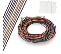JECOMPRIS Lot de 10 Bandes Élastiques en Nylon Résistantes, Multicolores, pour Fixation et Fermeture de Carnets, Agendas et Ordinateurs Portables, pour Voyages et Utilisation Bureautique