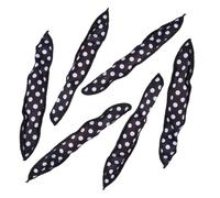 JECOMPRIS Lot de 10 Bigoudis en Éponge Douce pour Cheveux sans Chaleur Design Ondulé, Matériau Mousse et Tissu, pour Coiffage à Domicile et Sommeil Confortable