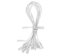 JECOMPRIS Lot de 10 Câbles de Connexion pour Lampe LED 2 Broches 50 CM Rallonge D’Alimentation Sécurisée pour Guirlande Lumineuse Connecteur de Rechange Compatible Éclairage LED Câble