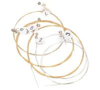 JECOMPRIS Lot de 10 Cordes de Lyre en Acier, Kit Complet de Remplacement, Cordes Solide pour Instrument de Musique, Accessoires pour Lyre Acoustique, Usage Musical Adulte