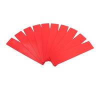 JECOMPRIS Lot de 10 Marqueurs D'entraînement Plats Rouges pour Terrain de Sport, Signalisation pour Football et Tennis, Matériel de Formation Léger et Compact pour Agilité en Extérieur