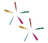 JECOMPRIS Lot de 10 Recharges pour Baguettes à Chat avec Clochette Pompons Colorés Aléatoires Jouets Interactifs pour Chats D’intérieur Stimulation et Jeu pour Chatons Couleur Aléatoire