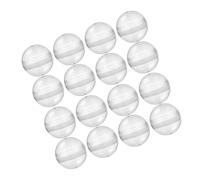 JECOMPRIS Lot de 100 Capsules Transparentes Rondes 38 MM en Plastique Rigide Boules Vides Multifonctions pour Distributeur Automatique Emballage Présent et Rangement Jouets Fête et