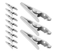 JECOMPRIS Lot de 100 Petites Pinces à Ressort en Métal 35 CM Pinces Multifonctionnelles pour Loisirs Créatifs Affichage d'Étiquettes et Maintien Sécurisé en Bureau et Commerce