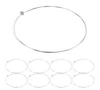 JECOMPRIS Lot de 10pcs Cordes Guitares Electriques en Acier Inoxydable pour Guitare Folk, Accessoire Solide, pour Musiciens Débutants et Expérimentés