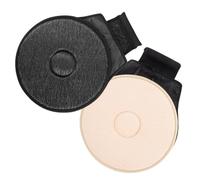 JECOMPRIS Lot de 2 Coussins de Siège Pivotants 360° Noir et Beige, Coussins de Siège Auto Rotatifs Polyvalents, Confort Textile, Adaptés Femmes Enceintes et Personnes Âgées, Usage Voiture