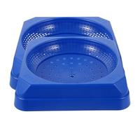 JECOMPRIS Lot de 2 Grands Nids Carrés en Plastique Aérés pour Pigeons, Nid D'élevage Respirant et Réutilisable, Accessoires pour Cages à Oiseaux, Reproduction et L'éclosion des Œufs