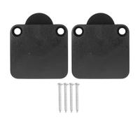 JECOMPRIS Lot de 2 Interrupteurs Tactiles pour Lampe de Porte D’Armoire 2A 12V-250V Contrôle Automatique Marche/Arrêt Noir 4 Vis pour Meubles Placards et Garde-Manger