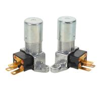 JECOMPRIS Lot de 2 Interrupteurs Variateurs à 3 Broches pour Phares Automobiles Contrôle Précis de L’Éclairage Boîtier Métallique Robuste Compatible Tableau de Bord pour Remplacement et